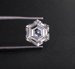 Hexagon Cut Lab Grown Diamond