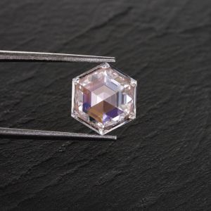 Hexagon Cut Lab Grown Diamond