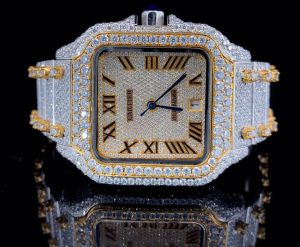 Iced Out VVS Moissanite Diamond Watch