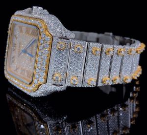 Iced Out VVS Moissanite Diamond Watch