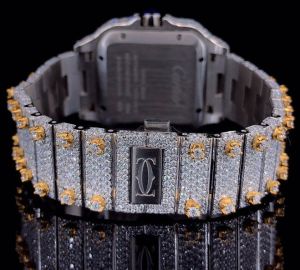 Iced Out VVS Moissanite Diamond Watch