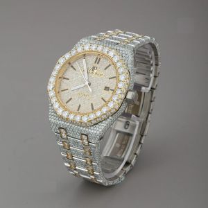 Men Luxury Fully Iced Out VVS Watch