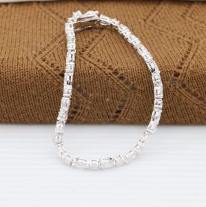 Multi Shape Lab Grown Diamond Tennis Bracelet