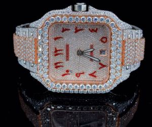 Rose Gold Radiance Arabic Diamond Watch