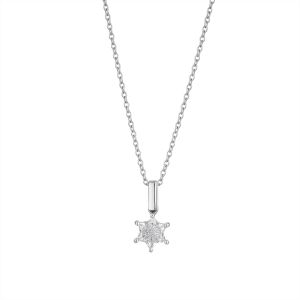 Star Cut Lab Grown Diamond Necklace And Earrings Set