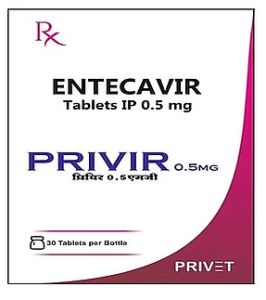 0.5mg Privir Entecavir Tablet
