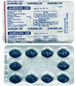 Aurogra 100mg Sildenafil Citrate Tablets