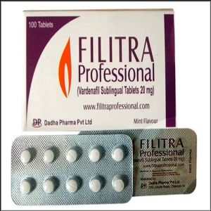 Filitra Professional 20mg Vardenafil Sublingual