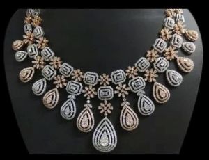 Elegant Bridal Diamond Necklace