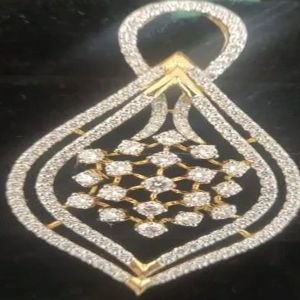 Marquise Shape Diamond Pendant
