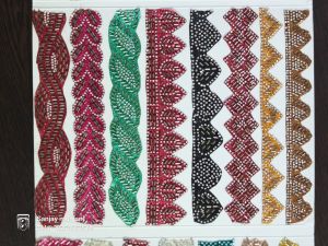 Bead Embroidered Designer Lace