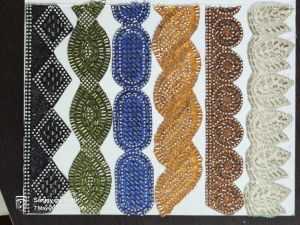 Bead Embroidered Designer Lace