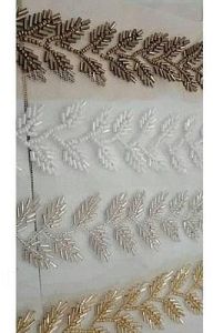 Cutdana and Moti Lace