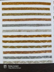 Glitter Border Designer Lace