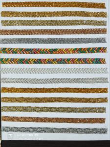 Glitter Border Designer Lace