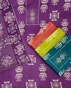 pcj101 jaam cotton printed salwar kameez dupatta set