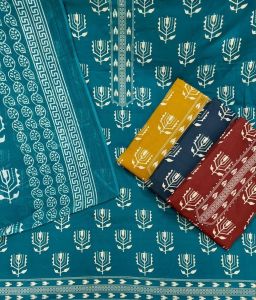 pcj102 jaam cotton printed salwar kameez dupatta set