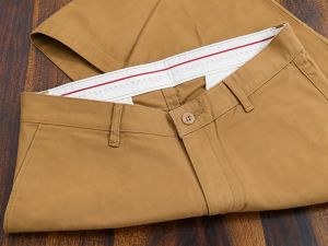 Mens Camel Brown Chino Trousers