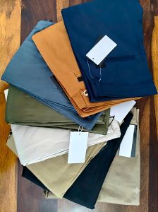 Mens Everyday Cotton Chino Trousers