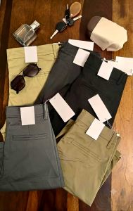 Mens Flat Front Chino Trousers