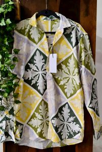 Mens Multicolours Print Casual Cotton Shirt
