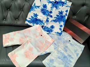 Mens Printed Chino Shorts