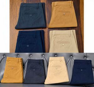 Mens Slim Fit Cotton Chino Trousers