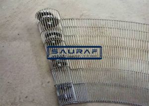 Stainless steel Curved mesh Conveyor Belt