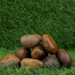 Browny Exotic Glossy Garden Pebbles