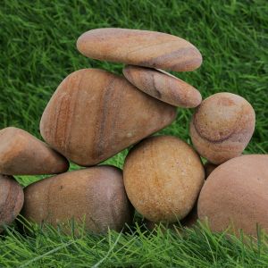 Rainbow Wet Garden Pebbles