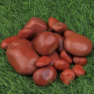 Red Cherry Wet Garden Pebbles