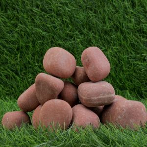 Reddish Dry Garden Pebbles