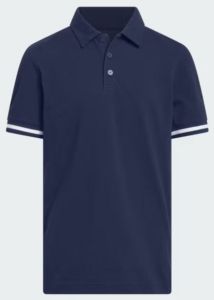 Mens Navy Blue Polo Collar T-Shirt