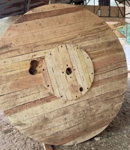 Heavy Duty Wooden Cable Drum