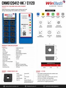 cnmg124012-hk Indexable Turning Insert