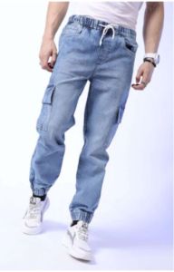 Men Denim Joggers