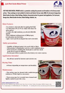 Red Oxide Metal Primer
