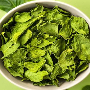 Dehydrated Spinach Leaves