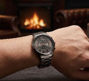 Mens Premium Chain Wrist Watch
