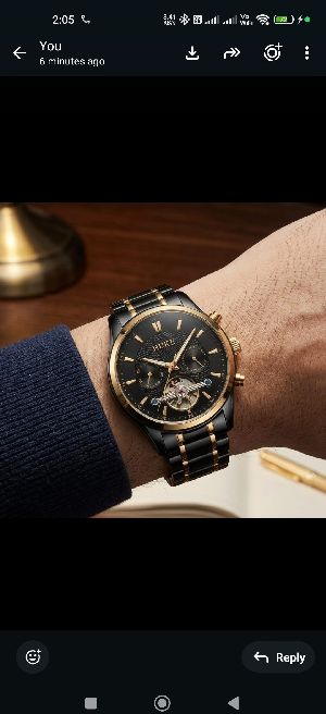 Mens Premium Chain Wrist Watch