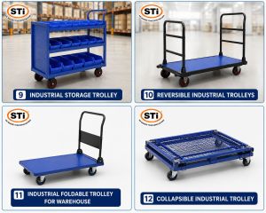 Rubber Industrial Trolley