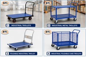 Rubber Industrial Trolley