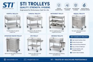 Surgica Instrument Trolley