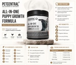 All In One Puppy Growth Formula Dog Supplement