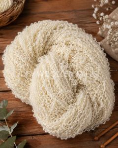 Natural Cream Lincoln Wool Yarn