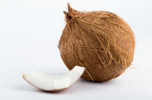 White Kernel Semi Husk Coconut