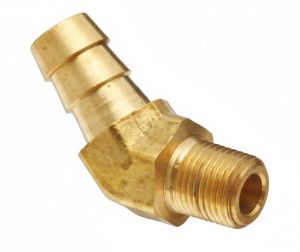 45° Brass Hose Fitting