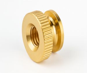 Brass Knurled Nut