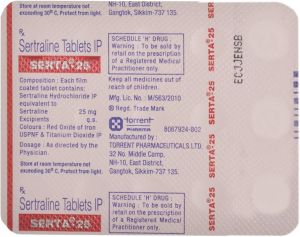 Sertraline 25 Mg Tablet