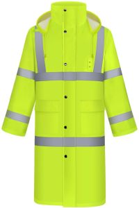 High Visibility Reflective Raincoat